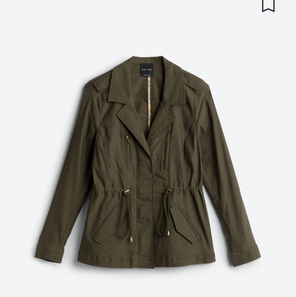 NWT Eden Society Olive Jacket, S